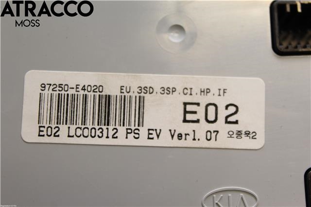 Varmeapparat betjening til Kia Soul 2014-2019 (Type II)  (97250E4020|)