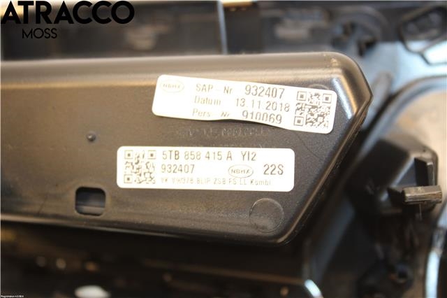 Dashbord friskluftdyse til VW Touran 2015-2021 (Type II)  (5TB858415A|)