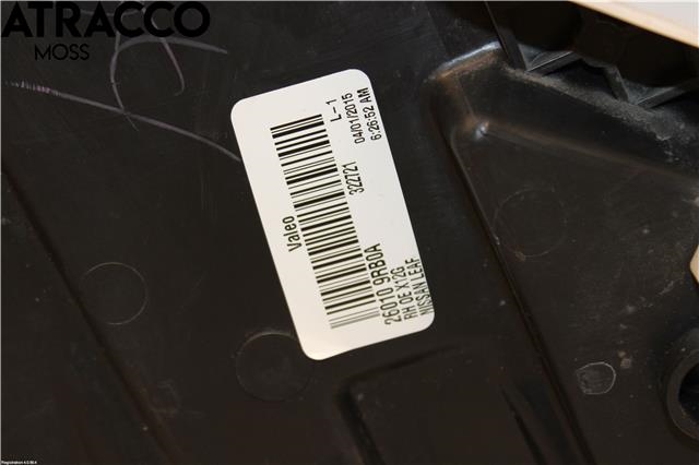 Frontlykt høyre halogen til Nissan Leaf 2011-2017 (Type I)  (260109RB0A|)