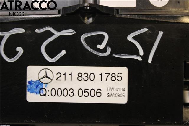 Varmeapparat betjening til Mercedes E-Klasse 2002-2006 (Fase 1) (W211) (W211) (A2118301785|)