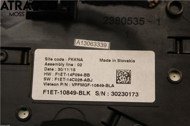 Instrumentpanel til Ford C-Max 2010-2015 (Type II, Fase 1)  (2303630|)