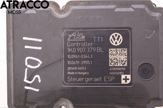 ABS sentral til VW Golf, Plus/Cross 2009-2013 (Fase 2) (1K0614517DP|)