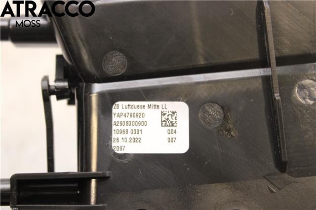Dashbord friskluftdyse til Mercedes EQC 2019-->> (A2938300900|)