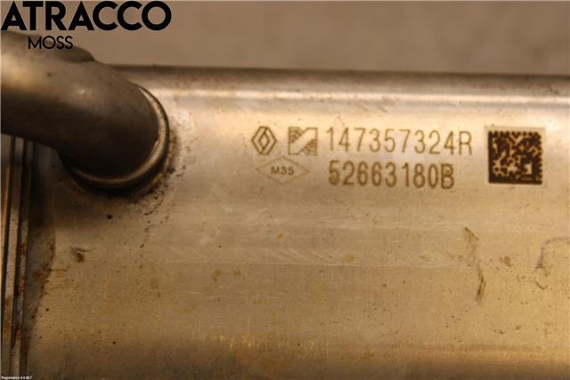 EGR-kjøler til Renault Kadjar 2015-->>  (147357324R|)