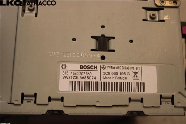 Bilstereo til VW CC 2008-2012 (PASSAT CC) (PASSAT CC) (3C8035195G|)