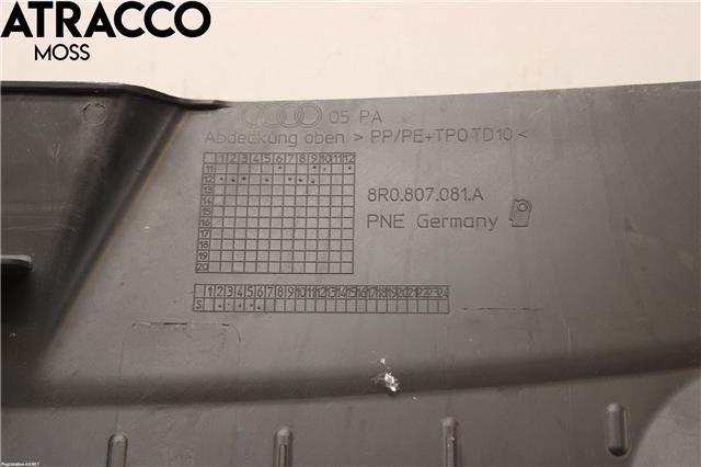 Støtfanger bak midtre del til Audi Q5 2008-2012 (Type I, Fase 1)  (8R0807081A|)
