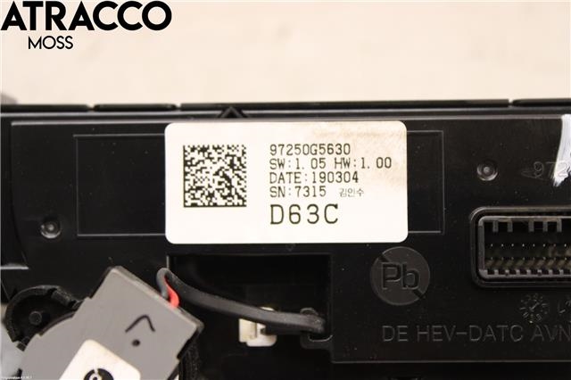 Varmeapparat betjening til Kia Niro 2016-2021  (97250G5630CA|)
