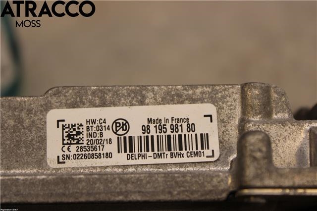 Styreenhet diverse til Peugeot 308 2013-2021 (Type II)  (9819598180|)