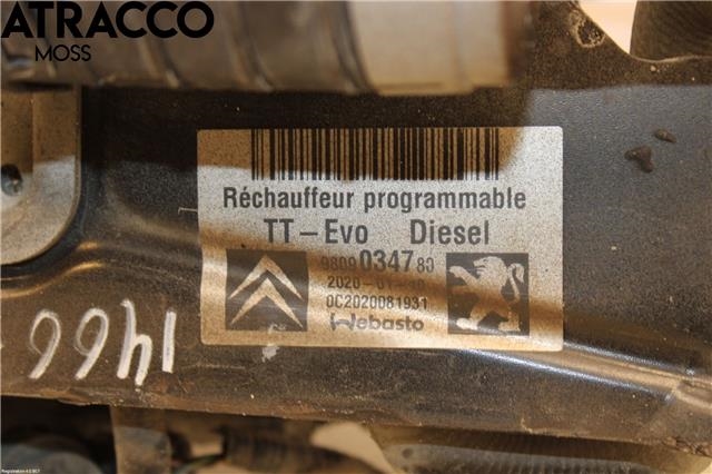 Dieselvarmer til Peugeot Expert 2016-->> (Type III)  (9809034780|)