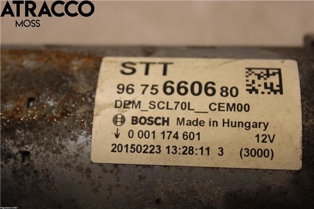 Starter diesel til Peugeot 308 2013-2021 (Type II)  (9675660680|)