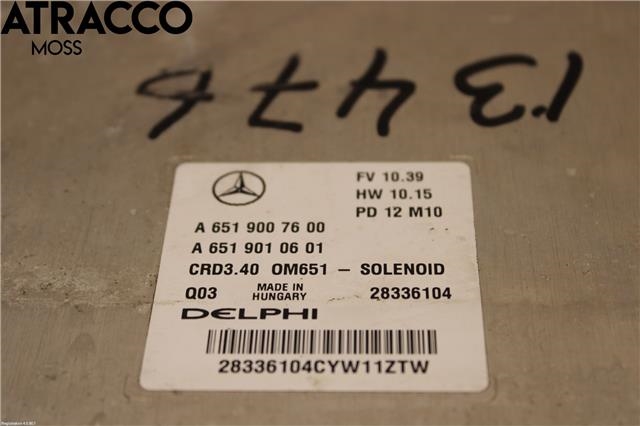 Styreenhet motor til Mercedes B-Klasse 2011-2018 (W246) (W246) (A6519007600|)