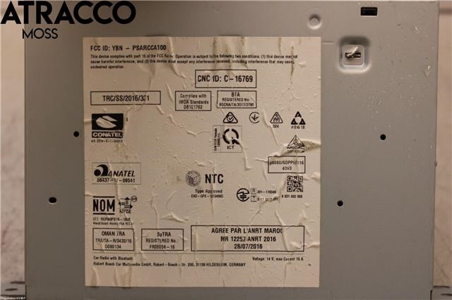 Bilstereo til Peugeot Expert 2016-->> (Type III)  (1666634280|)