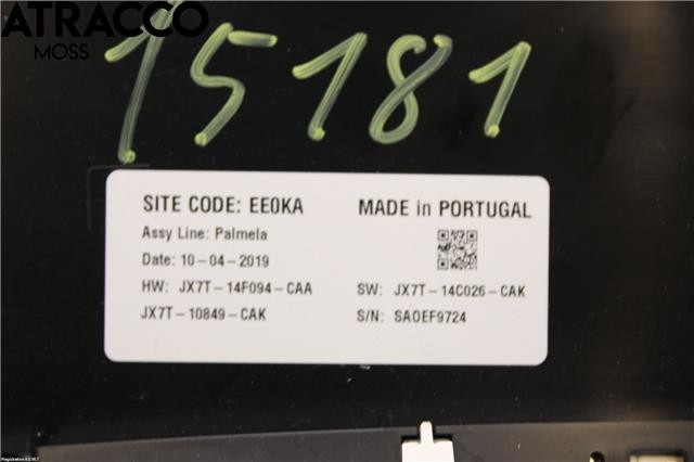 Instrumentpanel til Ford Focus 2018-->> (Type IV)  (2587572|)