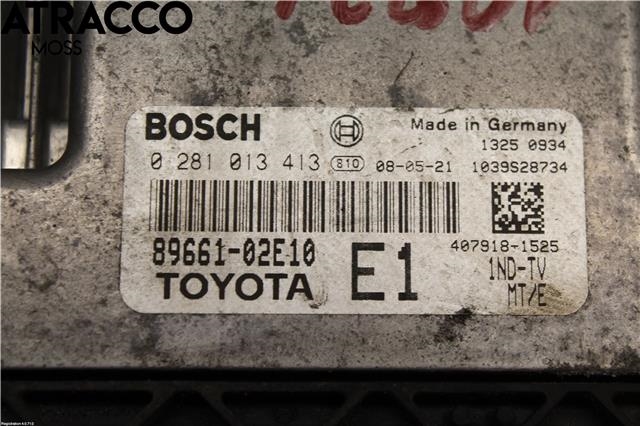 Styreenhet motor til Toyota Auris 2010-2012 (Type I, Fase 2)  (8966002F80|)