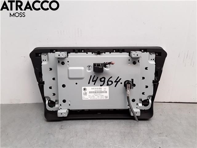 Multimedia display (MCU - Media Controller Unit) til Škoda Superb 2008-2015 (Type II)  (3V0919606|)
