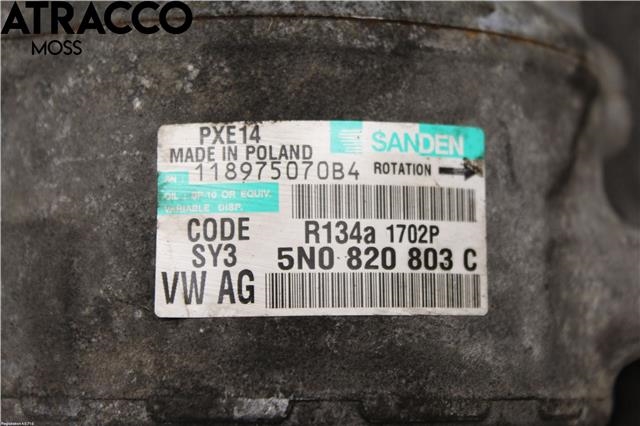 Aircondition kompressor til VW Passat 2005-2010 (B6) (B6) (5N0820803|)