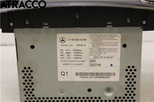Bilstereo til Mercedes ML 2005-2011 (W164) (W164) (A1648209289|)