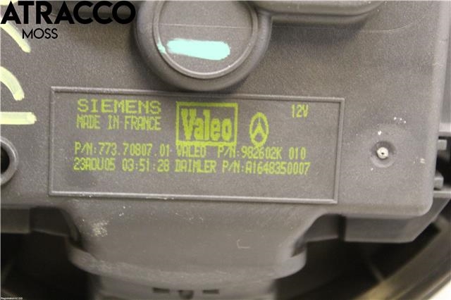 Varmeapparat motor til Mercedes ML 2005-2011 (W164) (W164) (A1648350507|)
