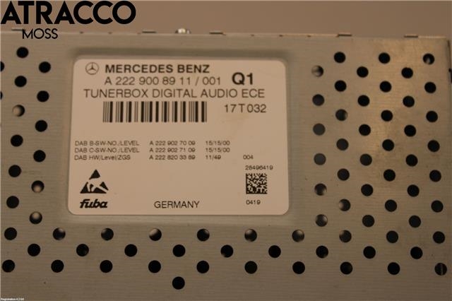 Bilstereo navigasjon til Mercedes C-Klasse 2014-2018 (Fase 1) (W205) (W205) (A2229008911|)