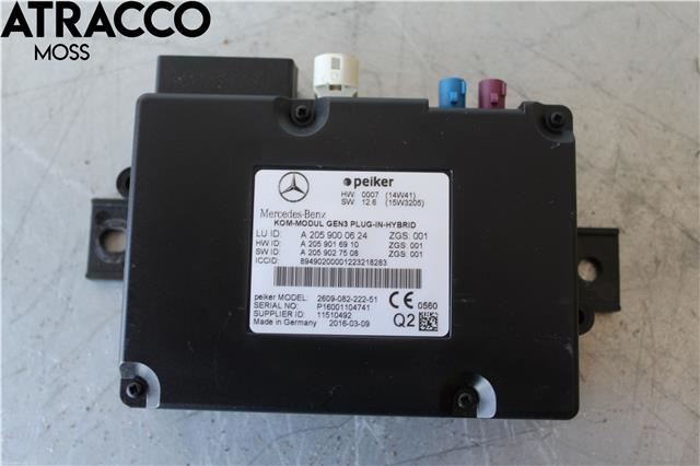 Styreenhet diverse til Mercedes C-Klasse, 2014-2018 (Fase 1) (W205) (W205) (A2059000624)