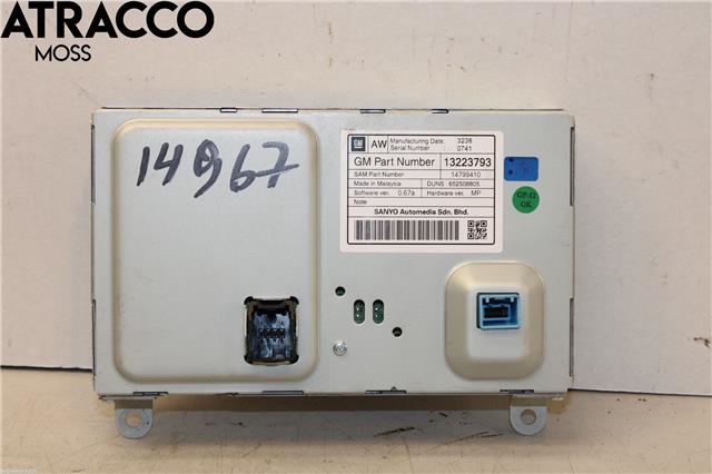 Multimedia display (MCU - Media Controller Unit) til Opel Insignia A 2009-2014  (23452465|)