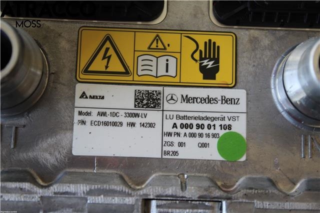 Batterilader (OBC - On Board Charger) til Mercedes C-Klasse 2014-2018 (Fase 1) (W205) (W205) (A0009001108|)