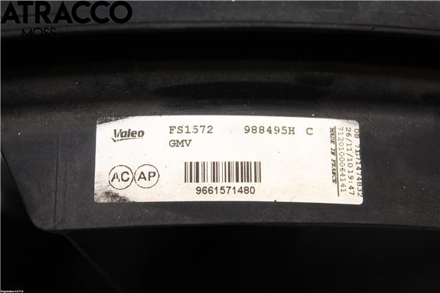 Kjølevifte til Peugeot Partner 2008-2015 (Type II, Fase 1)  (Valeo|1253K4|)