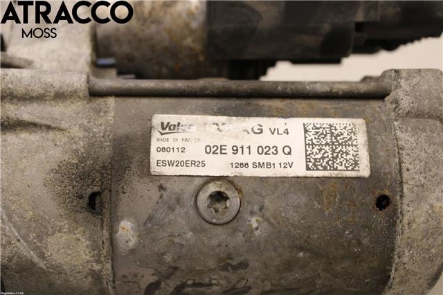 Starter diesel til VW Tiguan 2007-2011 (Type I, Fase 1)  (02E911024H|)