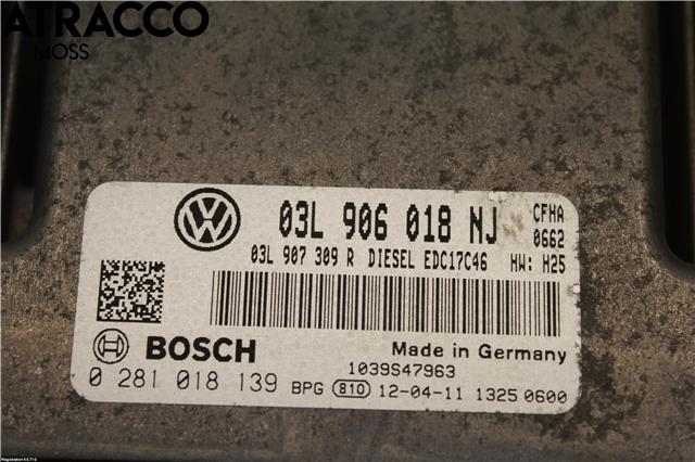 Styreenhet motor til VW Caddy 2010-2015 (Type III, Fase 2)  (03L906018NJ|)