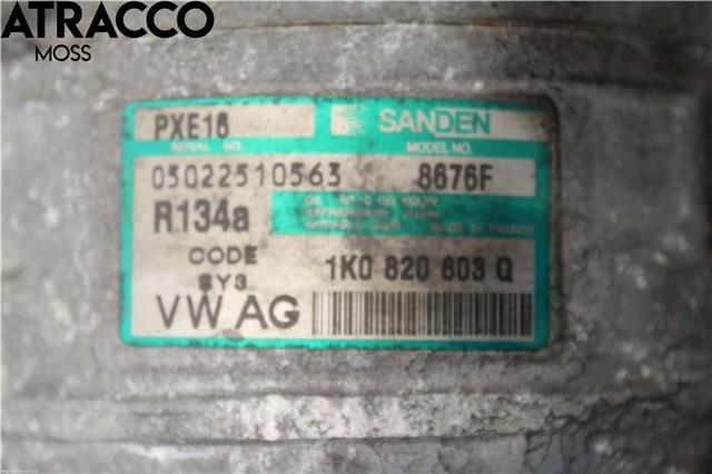 Aircondition kompressor til VW Touran 2003-2006 (Type I, Fase 1)  (1K0820859F|)