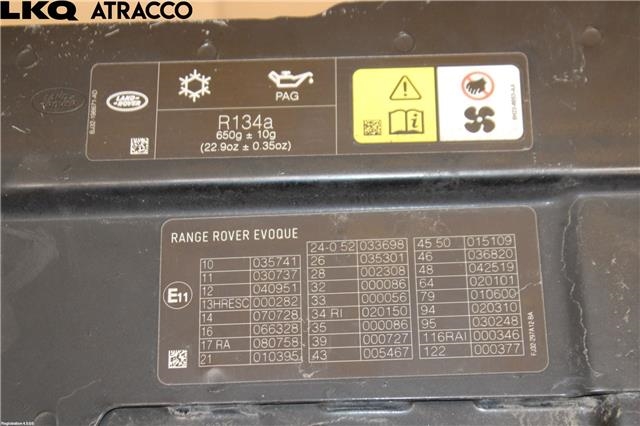 Frontplate til Land Rover Range Rover, Evoque 2011-2019 (Type I)  (EJ3200124AA|)