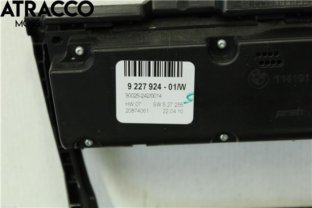 Varmeapparat betjening til BMW X5 2007-2013 (E70) (E70) (64119310449|)