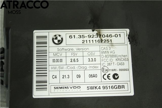 Styreenhet diverse til BMW X5 2007-2013 (E70) (E70) (61359395656|)