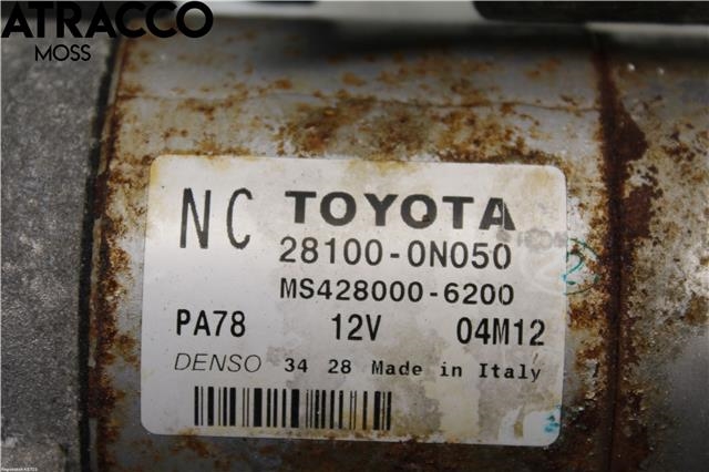 Starter diesel til Toyota Auris 2010-2012 (Type I, Fase 2)  (281000N050|)