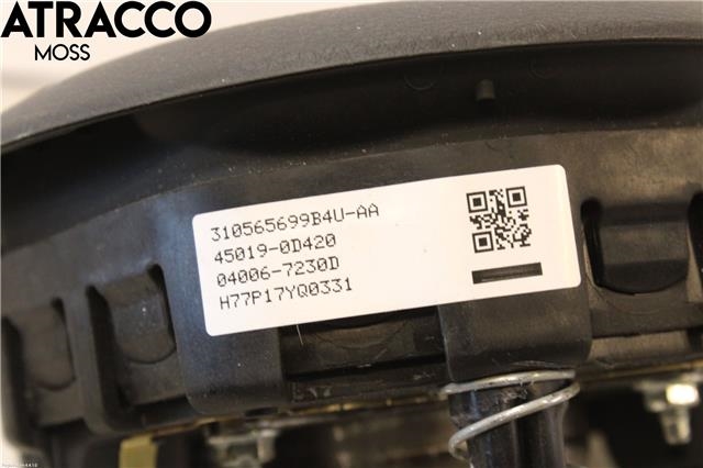 Airbag rattpute til Toyota Yaris 2012-2014 (Type III, Fase 1)  (451300D350C0|)