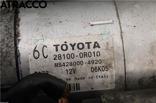 Starter diesel til Toyota Verso 2004-2009 (Type II)  (281000R010|)