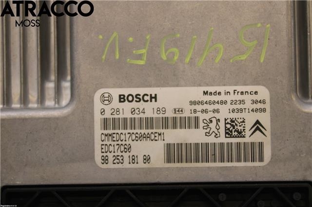 Styreenhet motor til Citroën Berlingo 2015-2019 (Type II, Fase 2)  (1613645180|)