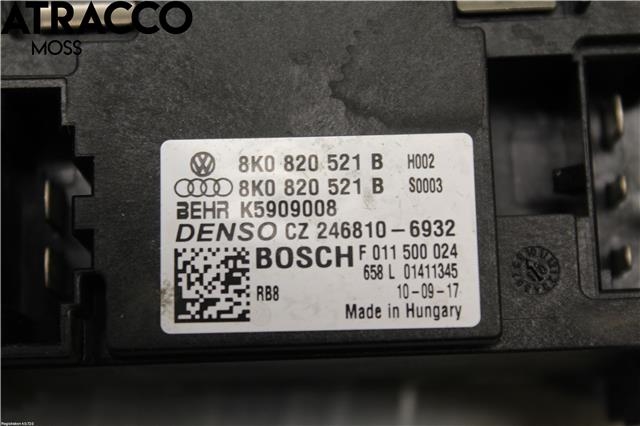 Varmeapparat motstand til Audi Q5 2008-2012 (Type I, Fase 1)  (8K0820521B|)