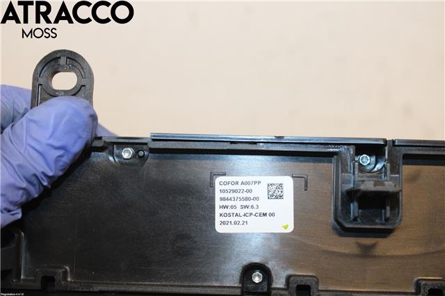 Varmeapparat betjening til Citroën ë-C4 2020-->> (9844375580|)