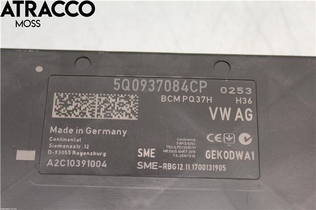 Styreenhet diverse til Audi A3 2016-2020 (Type III, Fase 2)  (5Q0937084CP|)