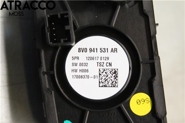 Bryter lys til Audi A3 2016-2020 (Type III, Fase 2)  (8V0941531AR|)
