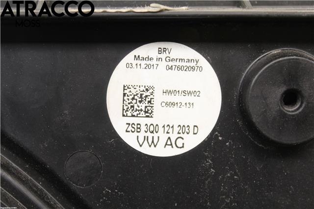 Kjølevifte til Audi A3 2016-2020 (Type III, Fase 2)  (3Q0121205B|)