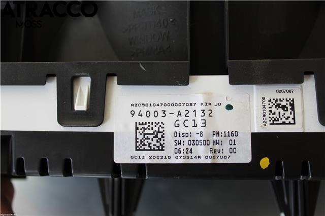 Instrumentpanel til Kia Cee