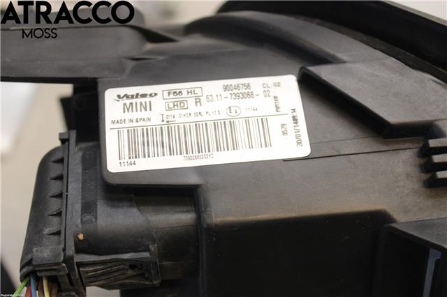 Frontlykt høyre halogen til Mini One/Cooper 2014-->> (F54-57) (F54-57) (63117383210|)