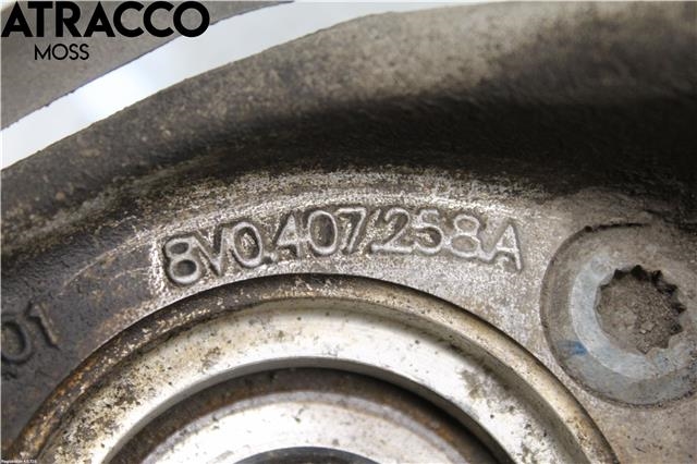 Hjulspindel høyre foran til Audi A3 2016-2020 (Type III, Fase 2)  (8V0407254A|)