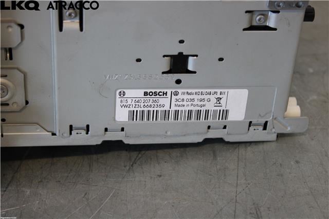 Bilstereo til VW Passat 2011-2015 (B7) (B7) (1T0057680K|)