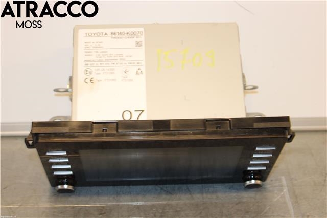 Multimedia display (MCU - Media Controller Unit) til Toyota Yaris 2020-->> (Type IV)  (86140K0070|)