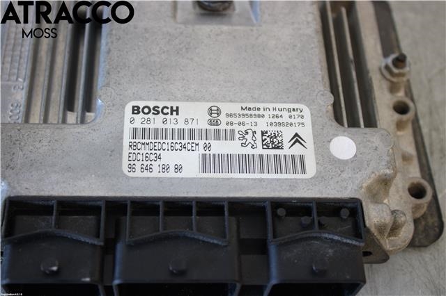 Styreenhet motor til Toyota Yaris 2009-2011 (Type II, Fase 2)  (0281013871|)