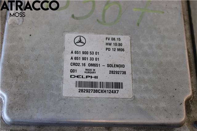 Styreenhet motor til Mercedes E-Klasse 2009-2013 (Fase 1) (W212) (W212) (A6519005301|)