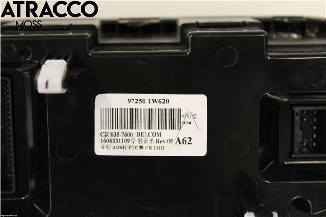 Varmeapparat betjening til Kia Rio 2011-2017 Type III  (972501W620|)